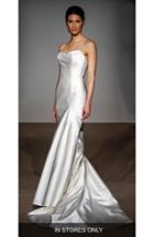 Women's Anna Maier Couture Stefanie Strapless Silk Duchess Satin Mermaid Gown