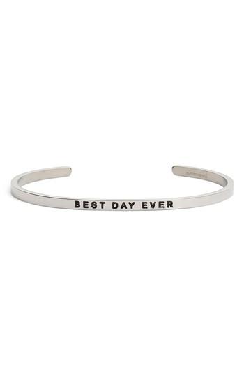 Women's Mantraband Best Day Ever Cuff