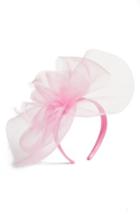 Women's Nordstrom Feather Bouquet Fascinator Headband - Pink