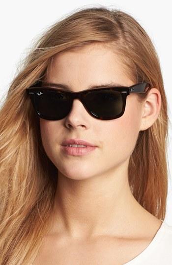 Women's Ray-ban 'classic Wayfarer' 50mm Sunglasses - Tortoise