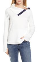 Women's Gibson X Living In Yellow Judy H Fleece Pullover, Size X-small - Ivory