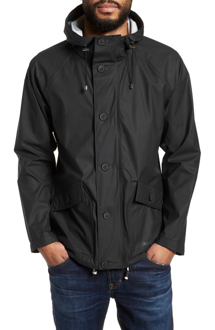 Men's Stutterheim Stenhamra Classic Fit Jacket - Black