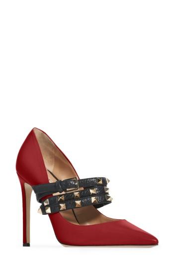 Women's Valentino Garavani Rockstud Wrap Pump .5us / 36.5eu - Red