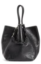 Alexander Wang Small Roxy Covered Chain Leather Bucket Bag - Black