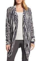 Women's Nic+zoe Engraving Cardigan - Black