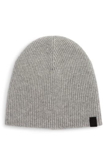 Men's Rag & Bone Ace Cashmere Knit Cap - Grey