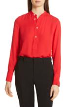 Women's Polo Ralph Lauren Silk Shirt - Red