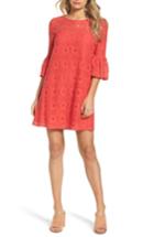 Women's Bb Dakota Jesper Bell Sleeve Lace Shift Dress - White