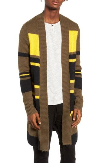 Men's The Rail Long Cardigan - Green