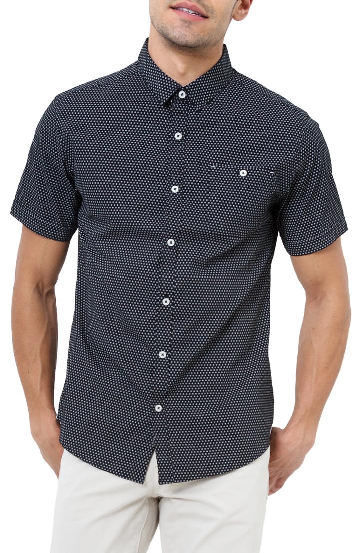 Men's 7 Diamonds Suavecito Slim Fit Sport Shirt - Black