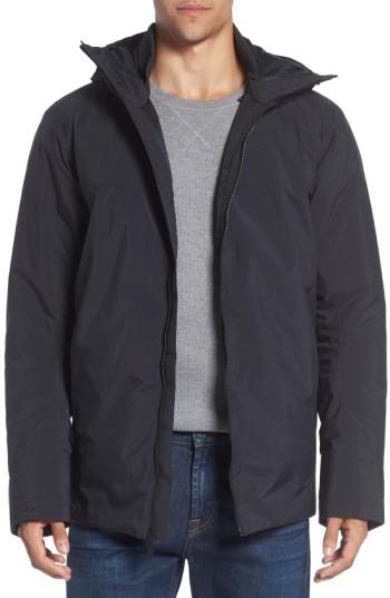 Men's Arc'teryx 'koda' Hooded Waterproof Shell Jacket, Size - Black