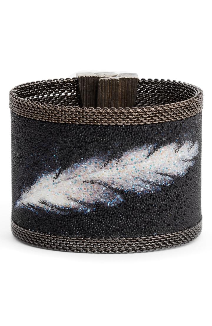 Women's Cynthia Desser Feather Swarovski Crystal Bracelet