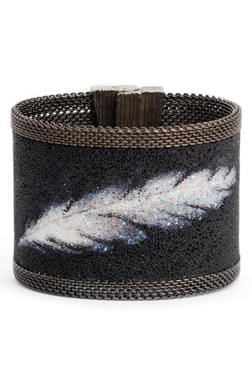 Women's Cynthia Desser Feather Swarovski Crystal Bracelet