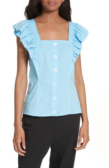 Women's Tracy Reese Ruffle Peasant Shirt