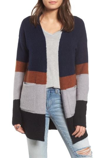 Women's Love By Design Colorblock Cardigan - Blue