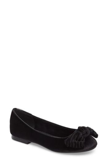 Women's Athena Alexander Lucille Bow Flat M - Black