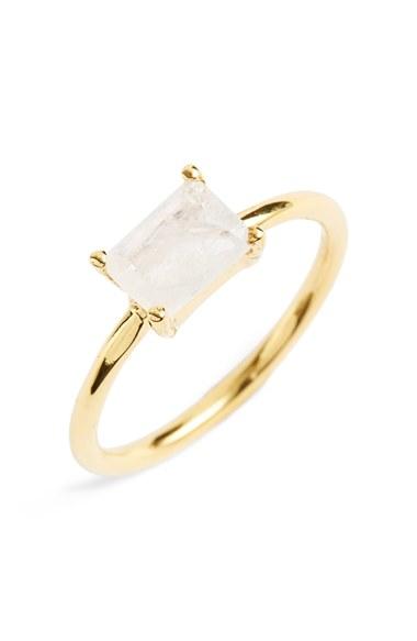 Women's Leah Alexandra Baguette Stone Ring