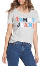 Women's Tommy Jeans Tjw Summer Logo Tee, Size - Grey