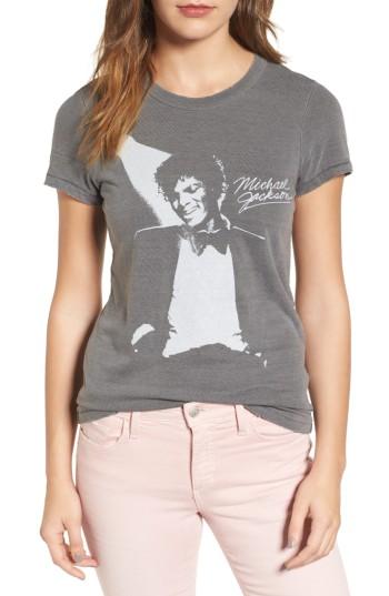 Women's Junk Food Michael Jackson Tee - Black