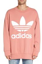 Men's Adidas Originals Adc Fashion Sweatshirt, Size - Pink