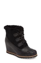 Women's Ugg Alasdair Waterproof Wedge Bootie .5 M - Black