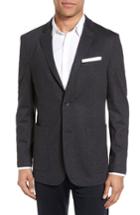 Men's Vince Camuto Print Slim Knit Blazer, Size - Grey