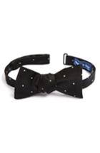 Men's The Tie Bar Silk Dot Bow Tie, Size - Black (online Only)