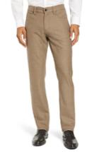 Men's Bugatchi Slim Fit Wool Blend Pants - Brown