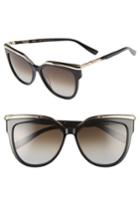 Women's Mcm 56mm Cat Eye Sunglasses - Black