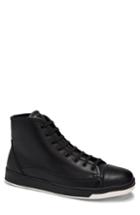 Men's Bugatchi Livorno High Top Sneaker M - Black