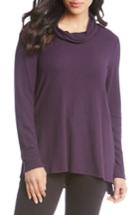 Women's Karen Kane Cowl Neck Sweater - Purple