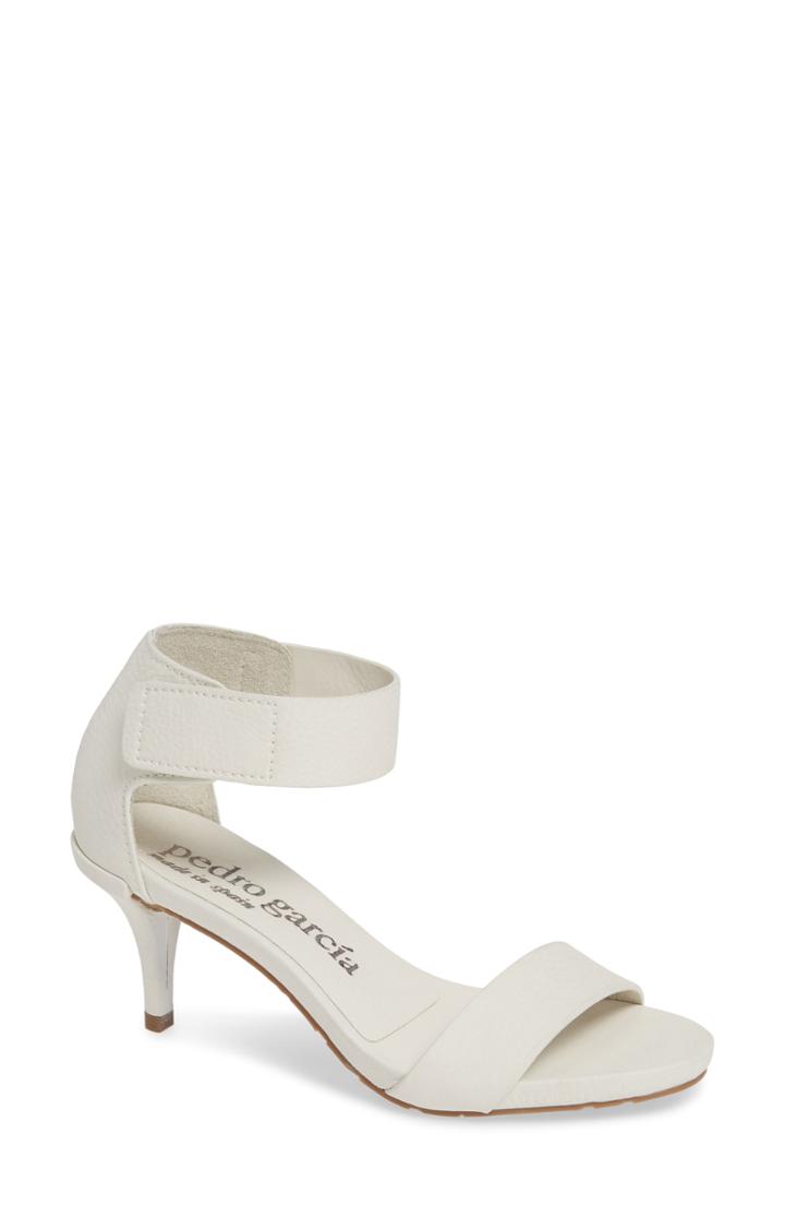 Women's Pedro Garcia Winka Ankle Cuff Sandal Us / 37eu - White