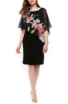 Women's Wallis Spring Lily Overylay Dress Us / 14 Uk - Black
