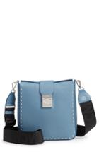 Mcm Medium Park Ave Kasion Stud Leather Crossbody Bag - Blue