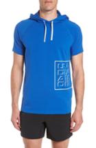 Men's Under Armour Unstoppable Short Sleeve Hoodie - Blue