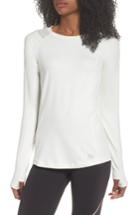 Women's New Balance In Transit Long Sleeve Tee - Ivory