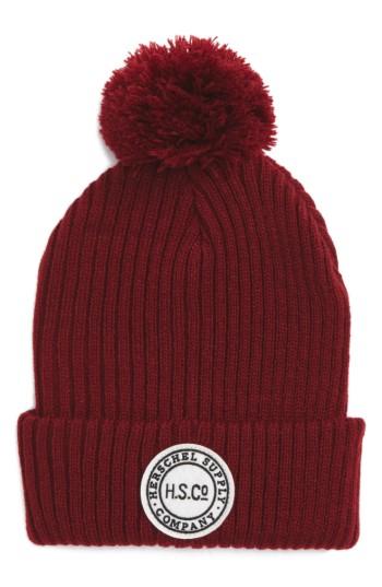 Women's Herschel Supply Co. Sepp Knit Beanie - Burgundy