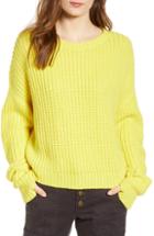 Women's Pam & Gela High/low Sweater, Size - Yellow