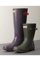 Women's Hunter Adjustable Calf Rain Boot M - Purple