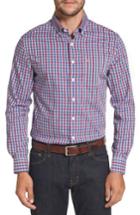 Men's Johnnie-o Parklan Check Sport Shirt - Purple