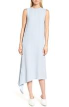 Women's Lewit Side Drape Midi Dress - Blue