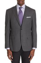 Men's Canali Sienna Classic Fit Solid Wool Sport Coat Us / 46 Eus - Grey