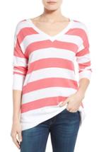 Women's Tommy Bahama 'pickford' Stripe V-neck Pullover