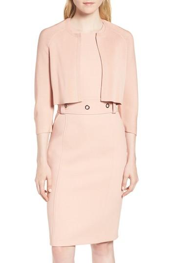Women's Boss Fatilde Bolero Jacket - Pink