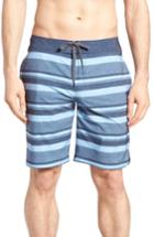 Men's Travis Mathew Colinas Fit Board Shorts, Size 30 - Blue
