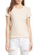 Women's '47 Boston Red Sox Fader Letter Tee - Pink