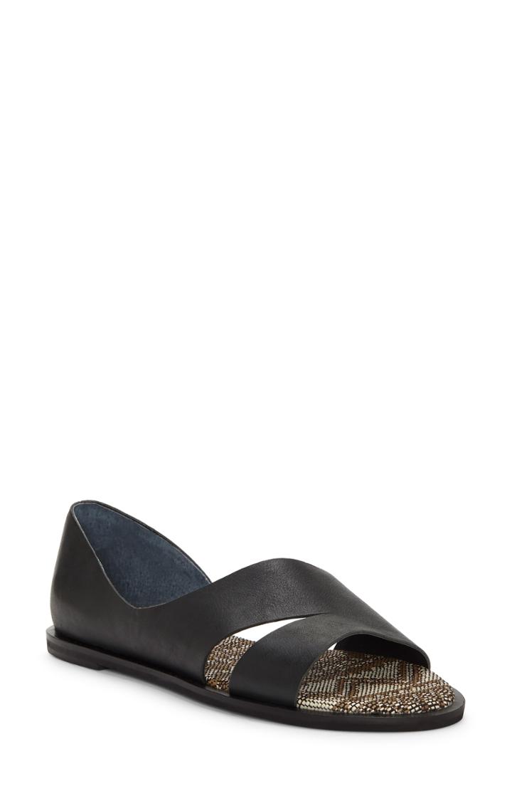 Women's Lucky Brand Felicitas Flat Sandal .5 M - Black