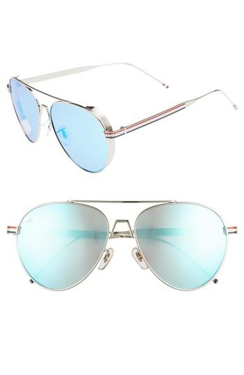 Men's Prive Revaux The G.o.a.t. 61mm Polarized Aviator Sunglasses - Blue