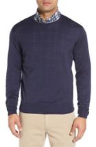 Men's Peter Millar Crewneck Merino Wool & Silk Sweater