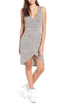 Women's Leith Melange Wrap Dress, Size - Grey
